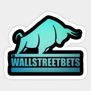 Wallstreetbets WSB - Diamond Hands - Stock Market To The Moon Tendies Sticker